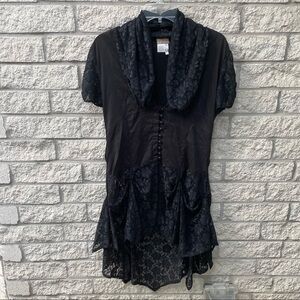 Brocade Style Lace Top   BBB1